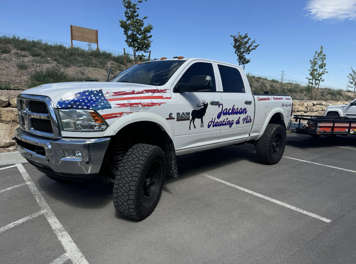 Jackson Heating & Air service truck